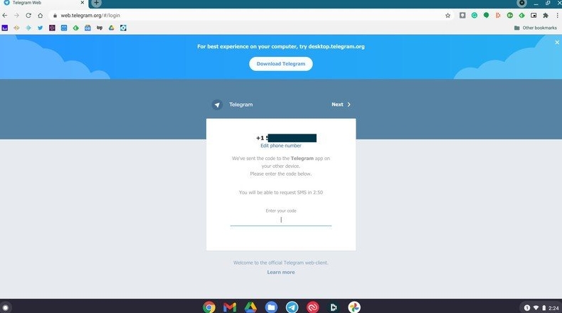 Telegram官网开放第三方客户端认证