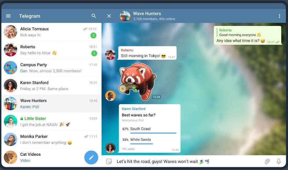 Telegram官网发布：群组人数突破百万
